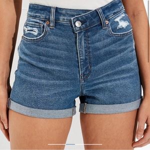 NWT - AE Crossover Stretch Mom Shorts - 8